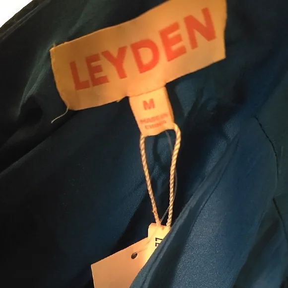 Elegant Blue Women's Dress - Picture 3 of 3